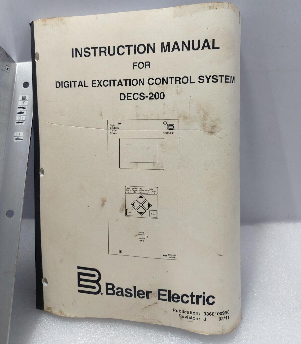 Basler Electric DECS 200 Digital Excitation Control System Basler