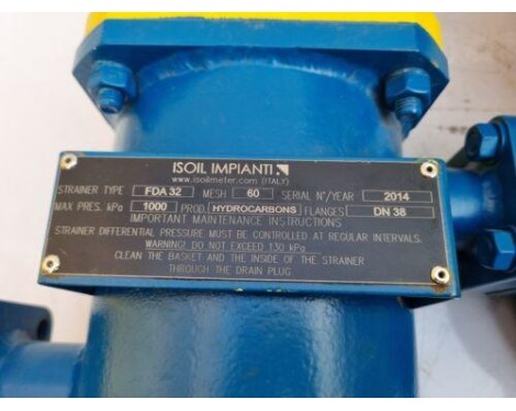 Isoil Impianti SBM32 Diesel FLowmeter with FDA 32 P.D Meter