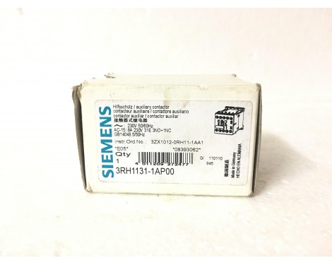 SIEMENS 3RH1131-1AP00 230V 50/60Hz