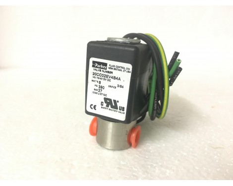 Parker Fluid Control Div 20CC02EV4B4A 12V DC Valve