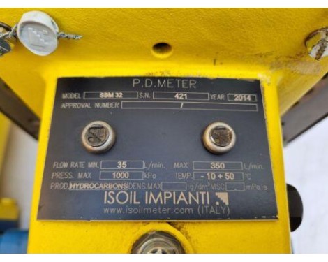 Isoil Impianti SBM32 Diesel FLowmeter with FDA 32 P.D Meter