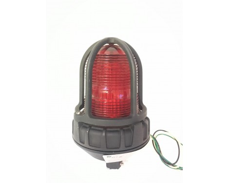 Federal Signal Lights 191XL-120-240R Hazardous Location Warning Light, LED, Red