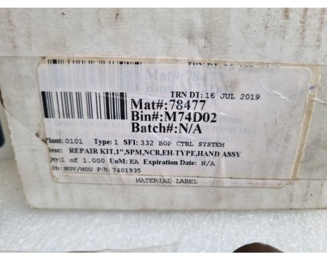 Proserv 25941 RK Repair Kit NOV 7401935 REV A