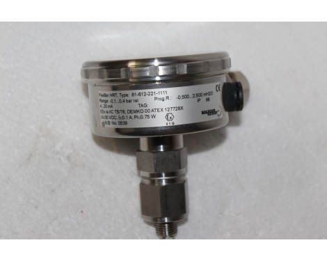 Bourdon Haenni 81-612-221-1111 FlexBar HRT Pressure Transmitter Without Display