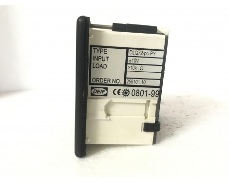 DEIF DLQ72-pc-PY RPM Meter 10V Load 10k 0801-99 Order No. 255101.10