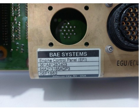 Bae Systems 84A213165ADP3 Engine Control Panel 89954-169D4727P1