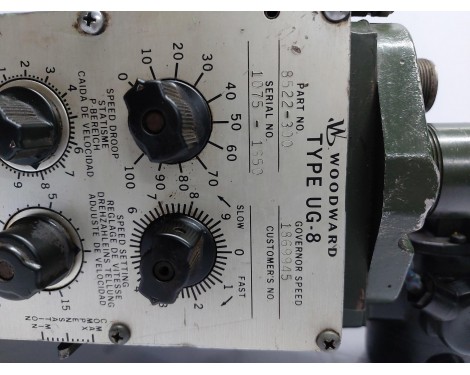 Woodward UG-8 P/N 8522-300 Governor Speed 1869945 Governor