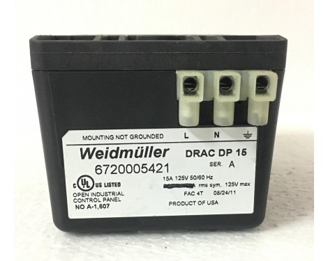 Weidmüller 6720005421 DRAC DP 15 SER. A