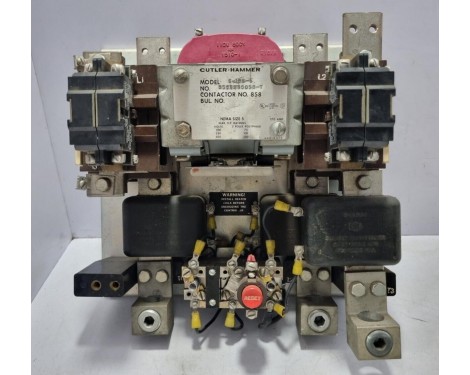 Cutler Hammer 6-186-5 Starter Contactor 9586H6505B-T Contactor No.858 NEMA SIZE5