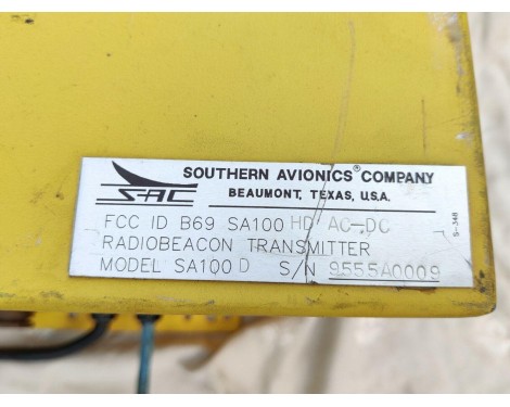 SAC - Southern Avionics Company SA100D Radiobeacon Transmitter  Automatic Transfer Unit