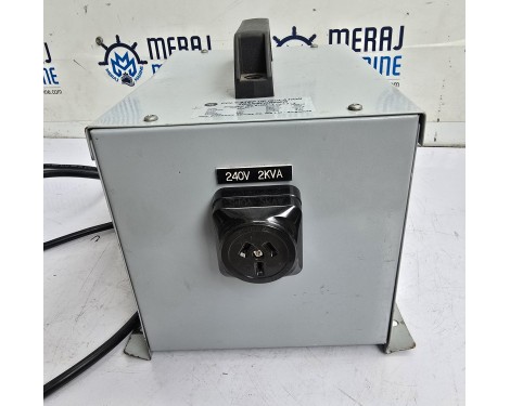 Poly Electronic PES-F-85171 Isolation Transformer 2Kva 110/240V 18.2/8.3A 60Hz