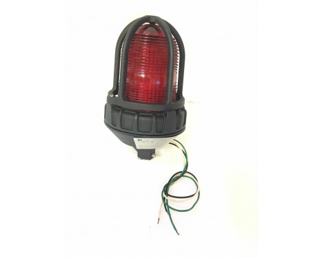 Federal Signal Lights 191XL-120-240R Hazardous Location Warning Light, LED, Red