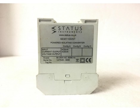 Status Instruments SEM1100/S1 Powered Isolating Converter