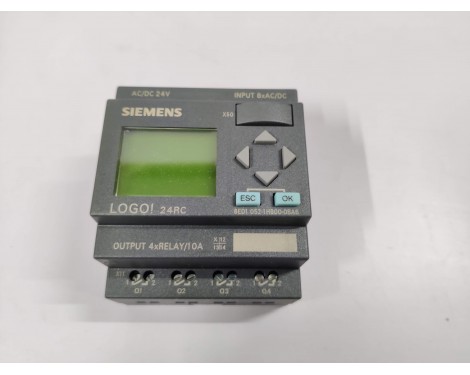 Siemens LOGO 24RC Module Relay 6ED1052-1HB00-0BA6