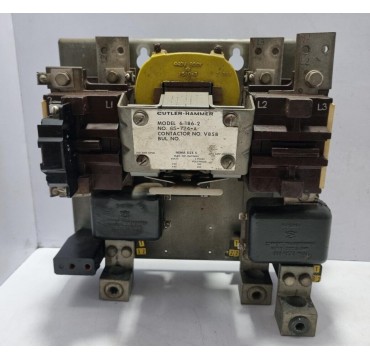 Cutler Hammer 6-186-2 Starter Contactor 65-724-A Contactor No. V858 NEMA SIZE 5