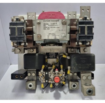 Cutler Hammer 6-186-5 Starter Contactor 9586H6505B-T Contactor No.858 NEMA SIZE5